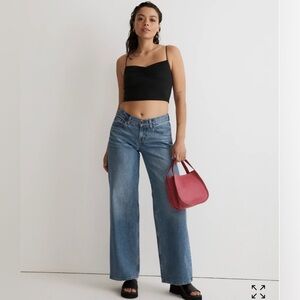 Madewell Flex Sweetheart Crop Tank Top, Size Small, NWT